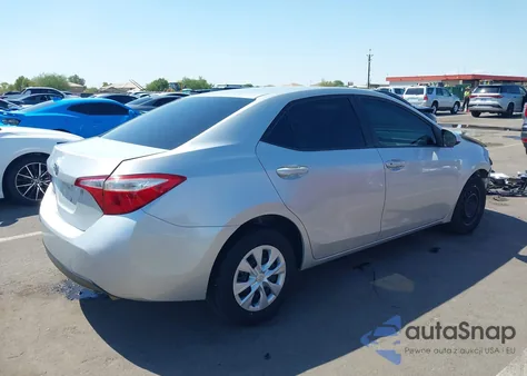 2016 Toyota Corolla L from USA, damaged, VIN 5YFBURHE4GP478942